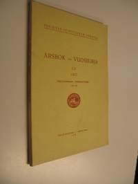 Årsbok - vuosikirja LV 1977