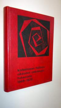 Korkeimman hallinto-oikeuden ratkaisujen hakemisto 1969-1979