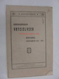 Uudenkaupungin yhteislyseo. Kertomus lukuvuodelta 1911-1912