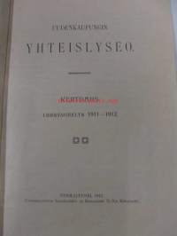 Uudenkaupungin yhteislyseo. Kertomus lukuvuodelta 1911-1912