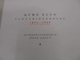 Kumo elvs - flottningsbolag 1876-1925 -Kokemäenjoki uittoyhtiö