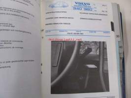 Volvo 340, 360 -alkuperäistarvikkeiden luettelo