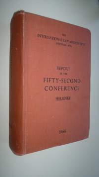 Report of the fifty-second conference - Helsinki 1966