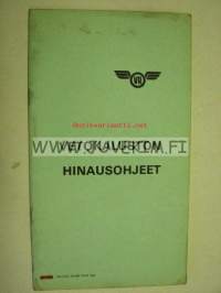 VR Vetokaluston hinausohjeet