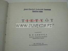Tietyöt Maa- ja tierakennuksen oppikirja (1934)