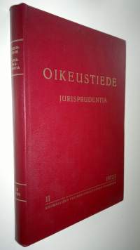 Oikeustiede 1972:1 : Suomalaisen lakimiesyhdistyksen vuosikirja