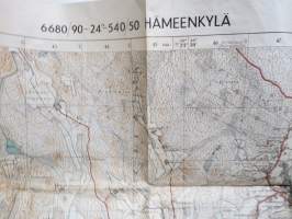 Hämeenkylä (pääkaupunkiseutu) - Topografikartta 1945