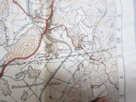 Hämeenkylä (pääkaupunkiseutu) - Topografikartta 1945