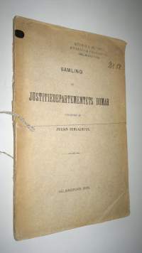 Samling af Justitiedepartementets domar i tvistemål under åren 1829-1865