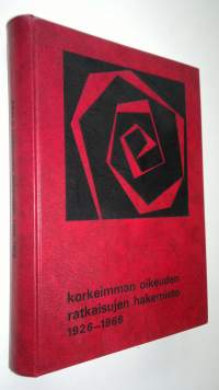 Korkeimman oikeuden ratkaisujen hakemisto 1926-1968