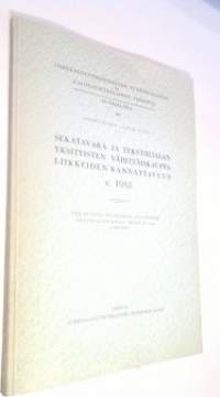 Sekatavara- ja tekstiilialan yksityisten vähittäiskauppaliikkeiden kannattavuus v. 1961
