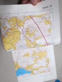 Launonen 2042 12 1:20 000 peruskartta