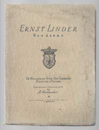 Ernst Linder d.ä. : en märkesman inom den liberala rörelsen i Finland : levnadsteckningKirjaEstlander, BernhardSöderström 1925.