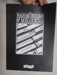 Hohner Harmonicas &amp; Melodicas -catalog / catalogue, soitinten - huuliharppu / melodica / tarvikkeet - luettelo