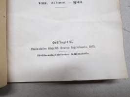 Penni-kirjasto Suomen kansalle VIII - Käärmeet. - Yököt.
