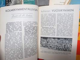 Pore uintilehti - Helsingin Työväen Uimarit, 7 kpl lehtiä eri vuosilta + 2 toimintakertomusta