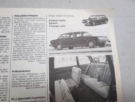 Moottori 1976 nr 5, Kansikuva MZ TS 250 sivuvaunu, Kesävihjeitä, Austin Allegro 1974, Lada Combi, Musta-Maijasta matkailuautoksi, ym.