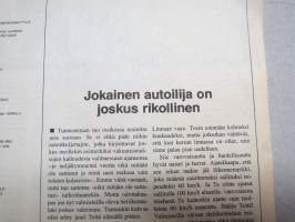 Moottori-Motor 1976 nr 3, sisältää mm. seur. artikkelit / kuvat / mainokset; Taitoajon Suomen Mestaruus 1976, Löytöretkeilijän Hampuri Altonan kalatorilta