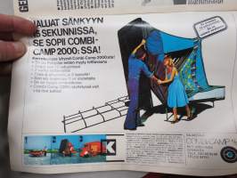 Moottori-Motor 1976 nr 3, sisältää mm. seur. artikkelit / kuvat / mainokset; Taitoajon Suomen Mestaruus 1976, Löytöretkeilijän Hampuri Altonan kalatorilta