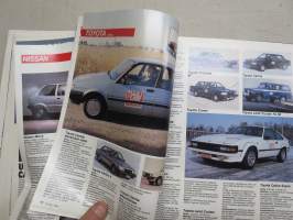 Tuulilasi 1984 nr 4B Autokuvasto - kaikkien henkilöautojen &amp; pakettiautojen tekniset tiedot ja hinnat, matakiluvaunut, kaksipyöräiset