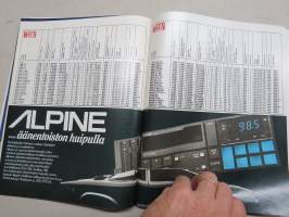 Tuulilasi 1984 nr 4B Autokuvasto - kaikkien henkilöautojen &amp; pakettiautojen tekniset tiedot ja hinnat, matakiluvaunut, kaksipyöräiset