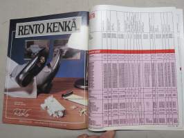 Tuulilasi 1984 nr 4B Autokuvasto - kaikkien henkilöautojen &amp; pakettiautojen tekniset tiedot ja hinnat, matakiluvaunut, kaksipyöräiset