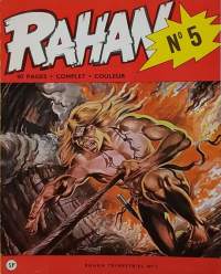 Rahan No 5 - Ranskalainen sarjakuva-albumi.