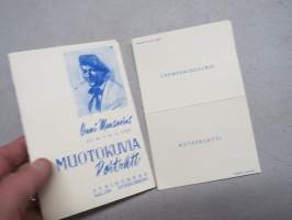 Onni Mansnerus, Salon Strindberg - Muotokuvia - Porträtt -näyttelykutsu ja luettelo