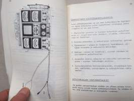 Sun 820 Electronic Engine Tester EET-820 -käyttöohjekirja, suomenkielinen