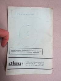Sun 820 Electronic Engine Tester EET-820 -käyttöohjekirja, suomenkielinen