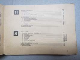 Volkswagen Service 1972, Tarkkaan ottaen - Teknisiä tietoja VW-korjaamoille - &quot;Kirjanen on tarkoitettu VW-asentajan taskuun eikä pöytälaatikkoon&quot;