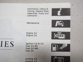 Rover 800 Series Repair Manual -alkuperäinen korjaamokäsikirja