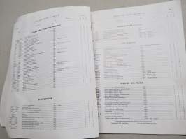 Fordson EnFo Spare Parts List for Fordson Major Tractor 1952/-, traktori, alkuperäinen varaosaluettelo