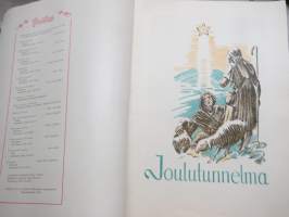 Joulutunnelma 1950 - Arvi A. Karisto Oy joululehti, kirjoittajina mm. Anni Kaste, Aili Somersalo, Martti merenmaa, Kaisa Meri, aukusti Simojoki, Jussi Kukkonen ym.