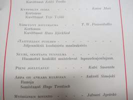 Joulutunnelma 1950 - Arvi A. Karisto Oy joululehti, kirjoittajina mm. Anni Kaste, Aili Somersalo, Martti merenmaa, Kaisa Meri, aukusti Simojoki, Jussi Kukkonen ym.
