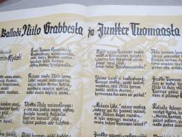 Joulutunnelma 1947 - Arvi A. Karisto Oy joululehti, kirjoittajina Elsa Heporauta, Teuvo Kauppo, Aili Somersalo, Ester Ståhlberg, Alli Valli, Tauno Karilas, ym.
