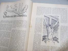 Joulurauha 1950, Arvi A. Karisto joululehti, Unto Karri, Paavo Rintala, Joni Rautio, Veikko Hintikka, kansikuvitus Ture Erno, muuta kuvitusta H. Trentzsch, Fahlenius