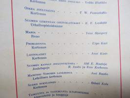 Nuorison Joulu 1950 -joululehti, Unto Karri, Veikko Hintikka, Anni Kaste ym., kuvitus Karo Otava, Kasperi Voutilainen (kansi), Hugo Trentzsch, Yrjö Yrjölä
