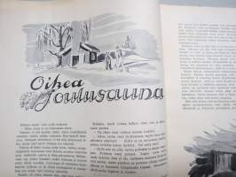 Nuorison Joulu 1950 -joululehti, Unto Karri, Veikko Hintikka, Anni Kaste ym., kuvitus Karo Otava, Kasperi Voutilainen (kansi), Hugo Trentzsch, Yrjö Yrjölä