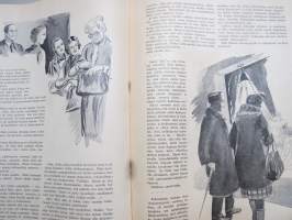 Nuorison Joulu 1950 -joululehti, Unto Karri, Veikko Hintikka, Anni Kaste ym., kuvitus Karo Otava, Kasperi Voutilainen (kansi), Hugo Trentzsch, Yrjö Yrjölä