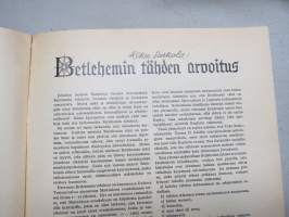 Nuorison Joulu 1947 -joululehti, O. Sirkka, Ainikki Kivi, Emil Elenius, Riku Sarkola, kuvitsuta Ami Hauhio, Pentti Lehto, Kirsti Nurmisalo, Yrjö Yrjölä