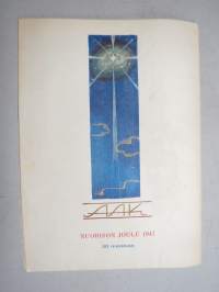 Nuorison Joulu 1947 -joululehti, O. Sirkka, Ainikki Kivi, Emil Elenius, Riku Sarkola, kuvitsuta Ami Hauhio, Pentti Lehto, Kirsti Nurmisalo, Yrjö Yrjölä