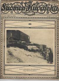 Suomen Kuvalehti  1919 nr 46 - junan suistuminen Huopalahdessa, rajaseudun elämää, suomalaisen pinaupseerin todistus, Armas Järnefelt, ryssän rahaa,