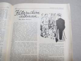 Säästäjän Joulu 1935 -joulunumero, Kansikuvitus Martta Wendelin, Sakari Pälsi - Tulenvalvojia, Suursaari 4-s. artikkeli, Anni Swan - Maijan jouluaatto, Mika Waltari