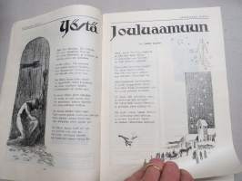 Säästäjän Joulu 1933 -joulunumero, Kansikuvitus Doris Lindh, Heikki Asunta, Thomas alva Edison, Dagapajun vaurastuminen, Tulipalo Nukkelassa, Nille Mesiläinen, ym.