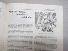 Säästäjän Joulu 1933 -joulunumero, Kansikuvitus Doris Lindh, Heikki Asunta, Thomas alva Edison, Dagapajun vaurastuminen, Tulipalo Nukkelassa, Nille Mesiläinen, ym.