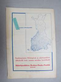 Säästäjän Joulu 1933 -joulunumero, Kansikuvitus Doris Lindh, Heikki Asunta, Thomas alva Edison, Dagapajun vaurastuminen, Tulipalo Nukkelassa, Nille Mesiläinen, ym.