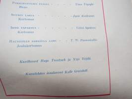 Joulurauha 1947, Arvi A. Karisto joululehti, Atte Ennala, Jorma Mäenpää, Timo Töyrylä, Jussi Kukkonen, Kansikuvitus Kalle Granstedt, kuv. Hugo Trentzsch &amp; Y. Yrjölä