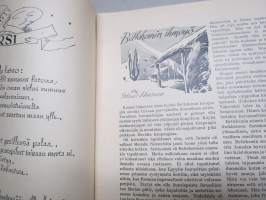 Joulurauha 1947, Arvi A. Karisto joululehti, Atte Ennala, Jorma Mäenpää, Timo Töyrylä, Jussi Kukkonen, Kansikuvitus Kalle Granstedt, kuv. Hugo Trentzsch &amp; Y. Yrjölä