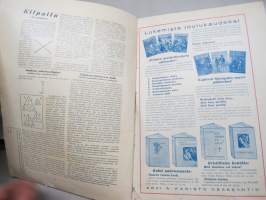 Nuorison Joulu 1931 -joululehti, Kilpalento tähtitarhan halki peliphja -takakansi, Kuvittanut Hugo Trentzsch, Eva Hirn, Anni kaste, Kaarle Halme - Jouluvarsa, ym.